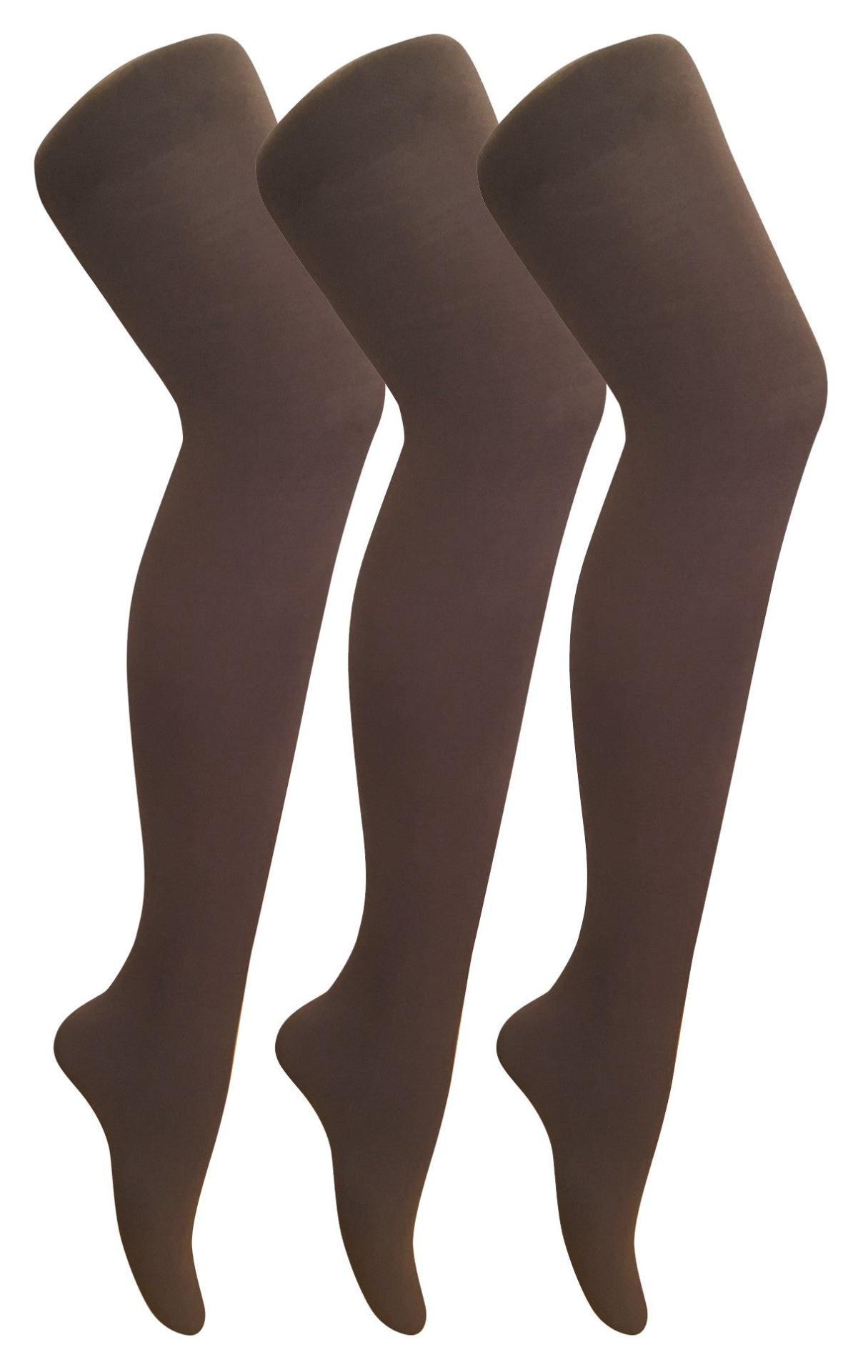 3 Pairs Womens Coloured Opaque 80 Denier Tights