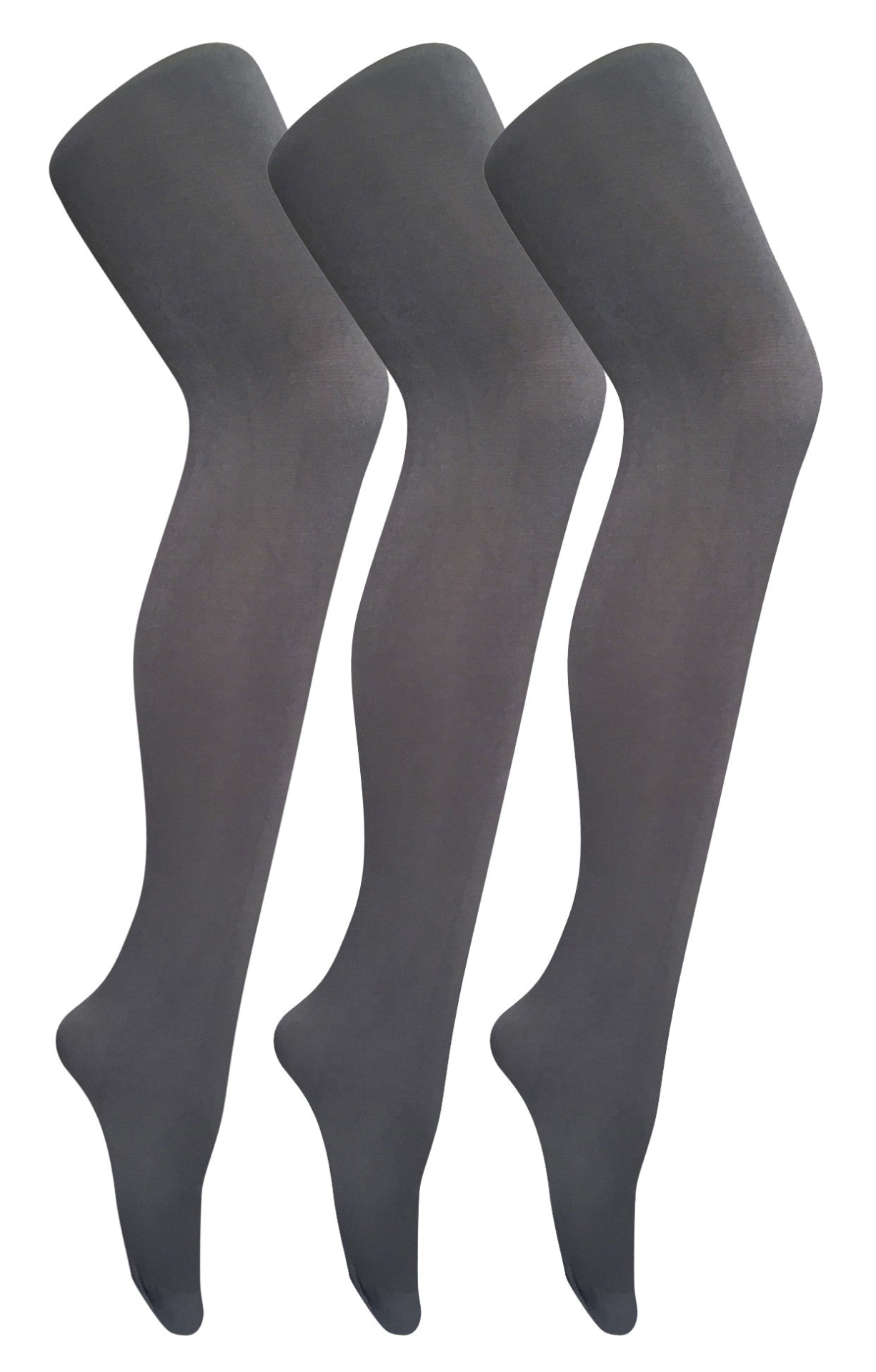 3 Pairs Womens Coloured Opaque 80 Denier Tights