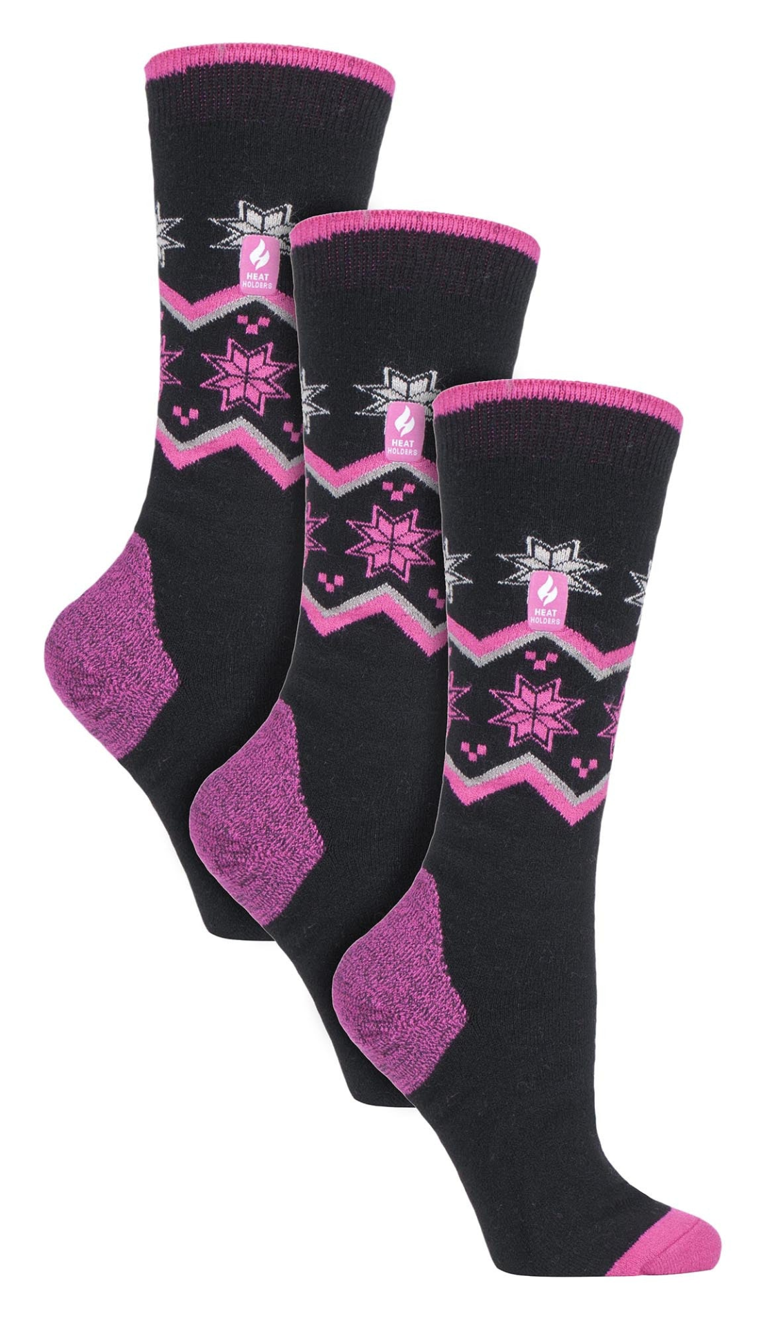 3 Pair Ultra Lite Ladies Ski Socks