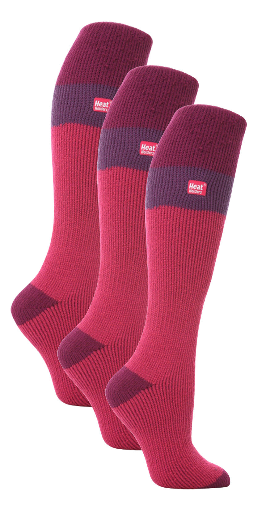 3 Pack Ladies Knee High Ski Socks