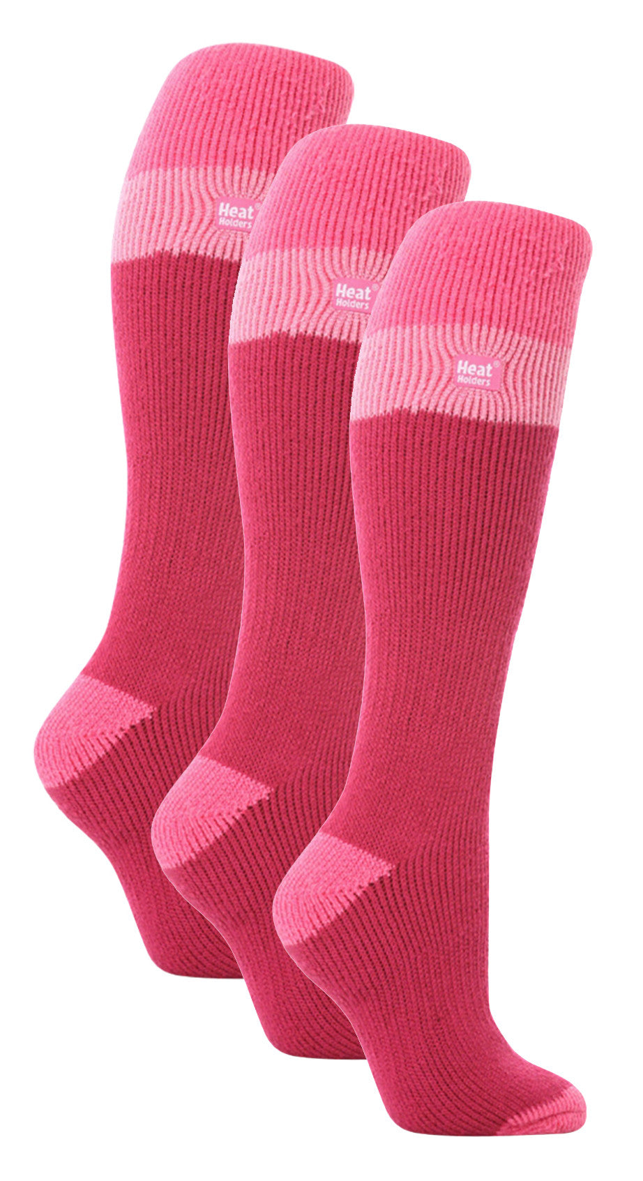 3 Pack Ladies Knee High Ski Socks