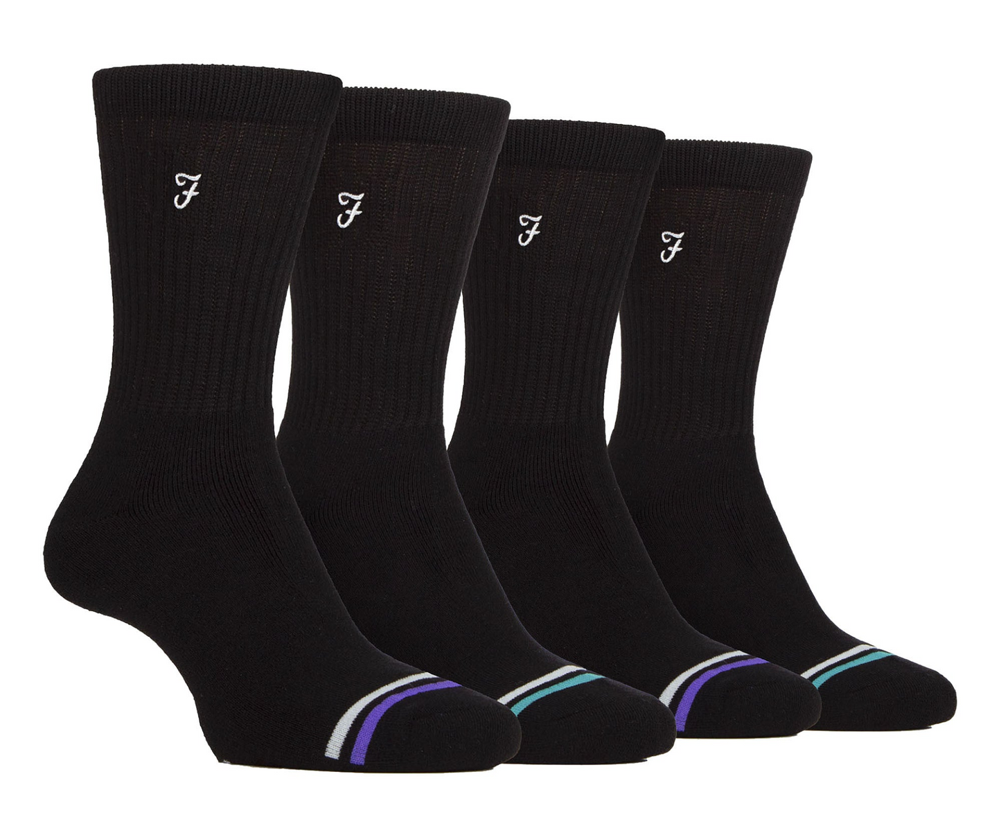 4 Pack Mens Bamboo Sport Socks