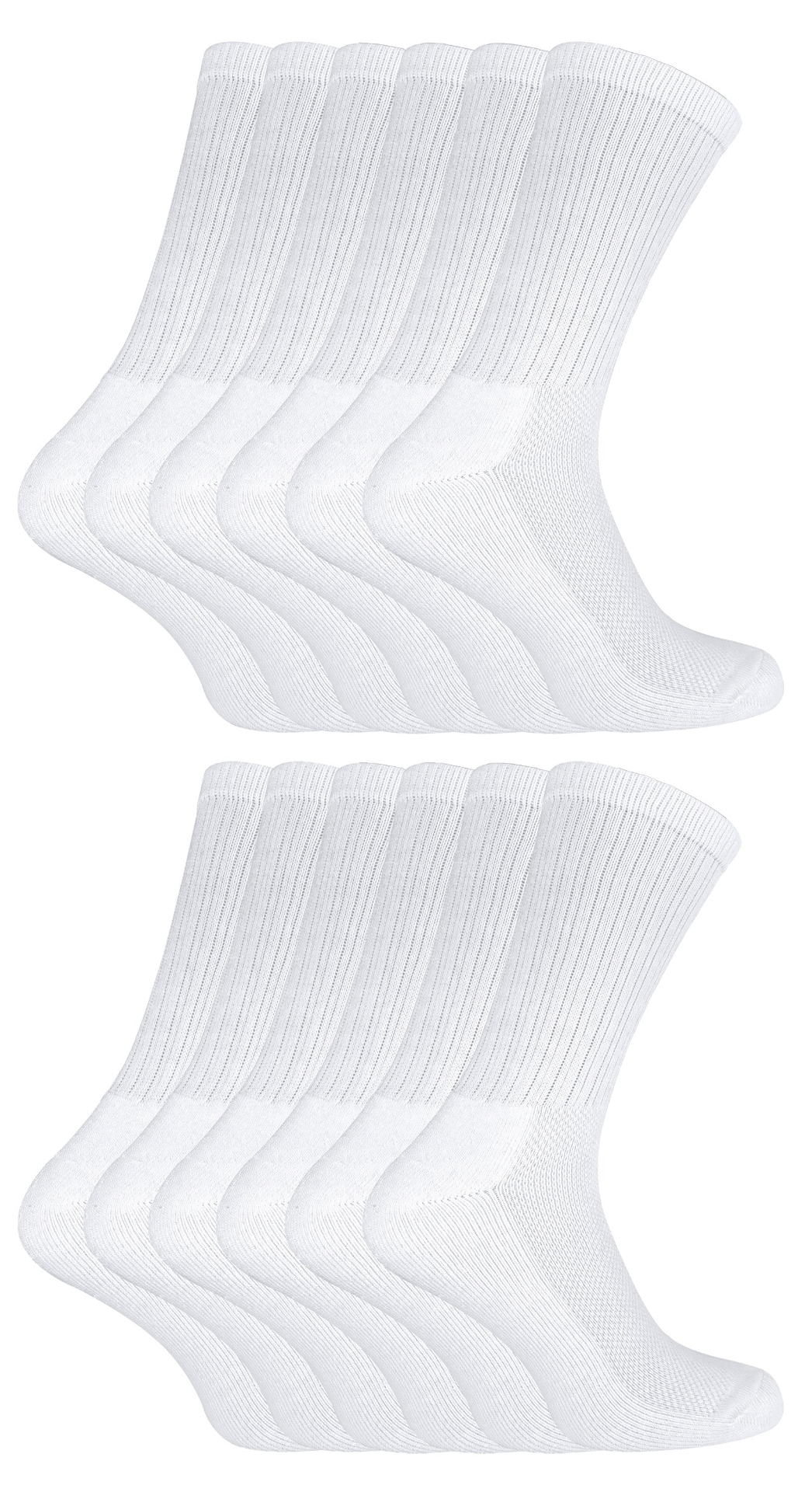 12 Pairs Kids Breathable Bamboo Sport Socks