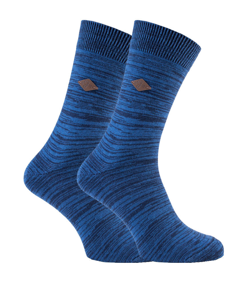 2 Pack Mens 1920 Bright Luxury Crew Socks