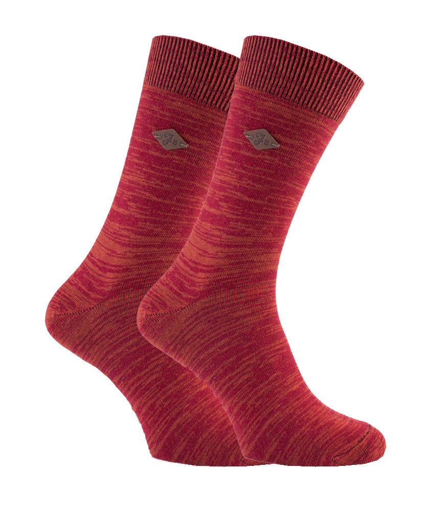 2 Pack Mens 1920 Bright Luxury Crew Socks