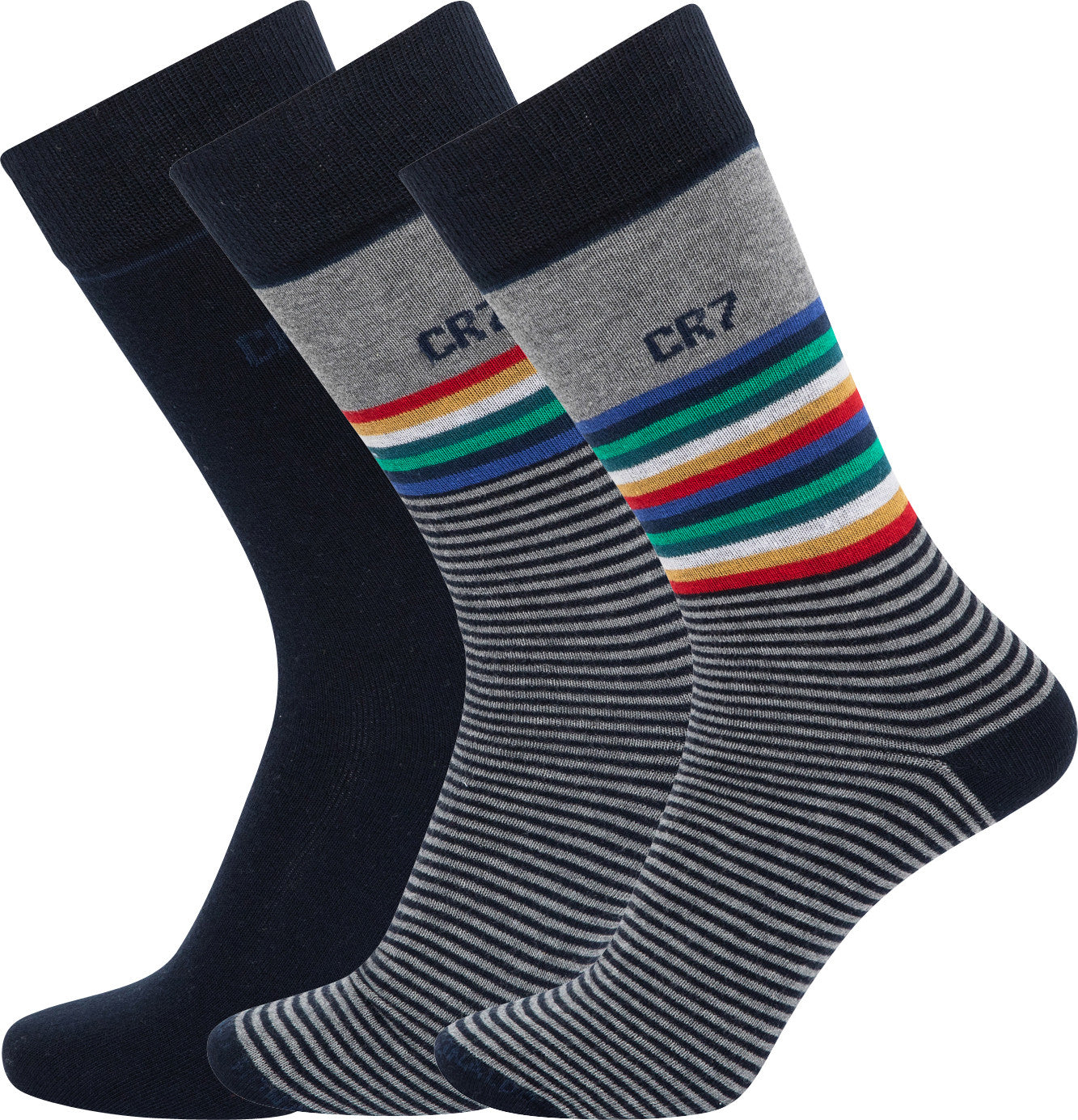 Mens 3 Pack Cotton Socks By Ronaldo