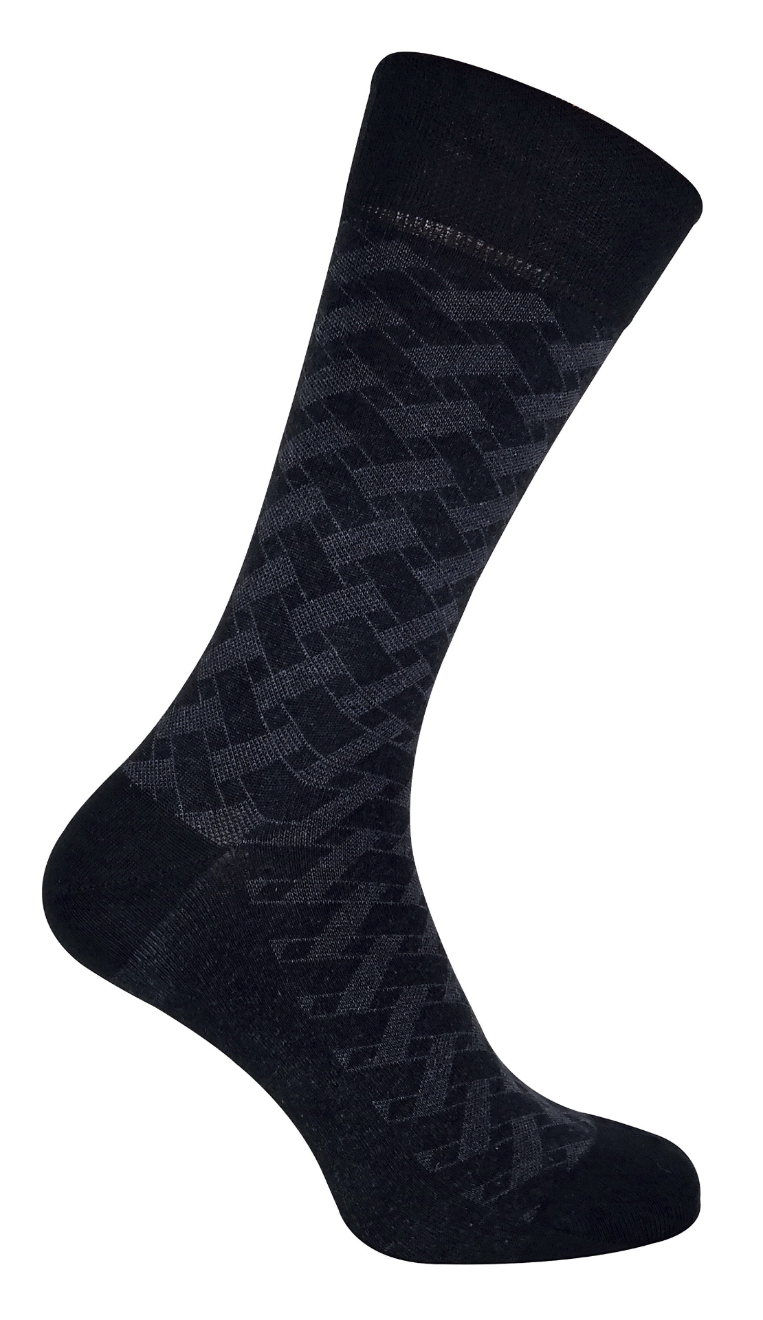 Mens Patterned Bamboo Dress Socks