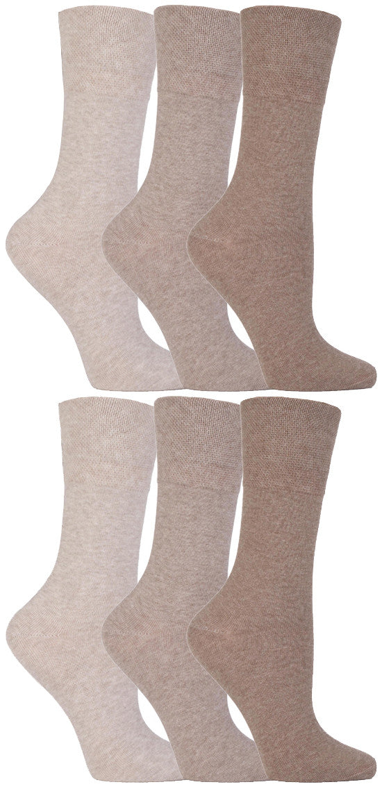 6 Pairs of Ladies Diabetic Sock