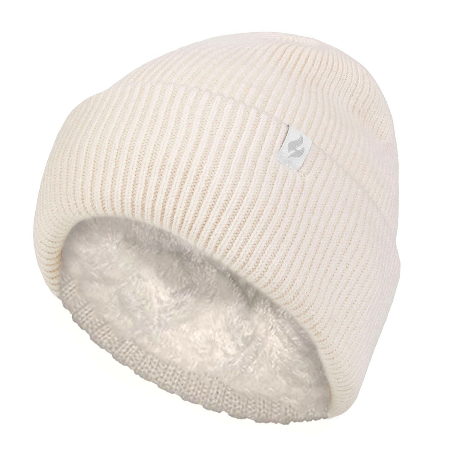 Ladies Lined Ribbed Turnover Hat