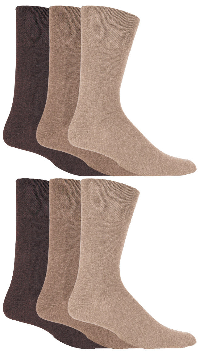 Mens 6 Pair Diabetic Sock