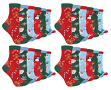 Kids Novelty Christmas Socks with Fun Patterns
