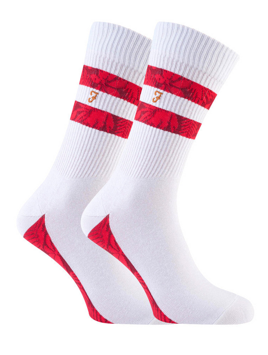 2 Pack Mens Cotton Ribbed Sports Socks