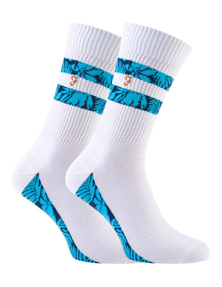 2 Pack Mens Cotton Ribbed Sports Socks