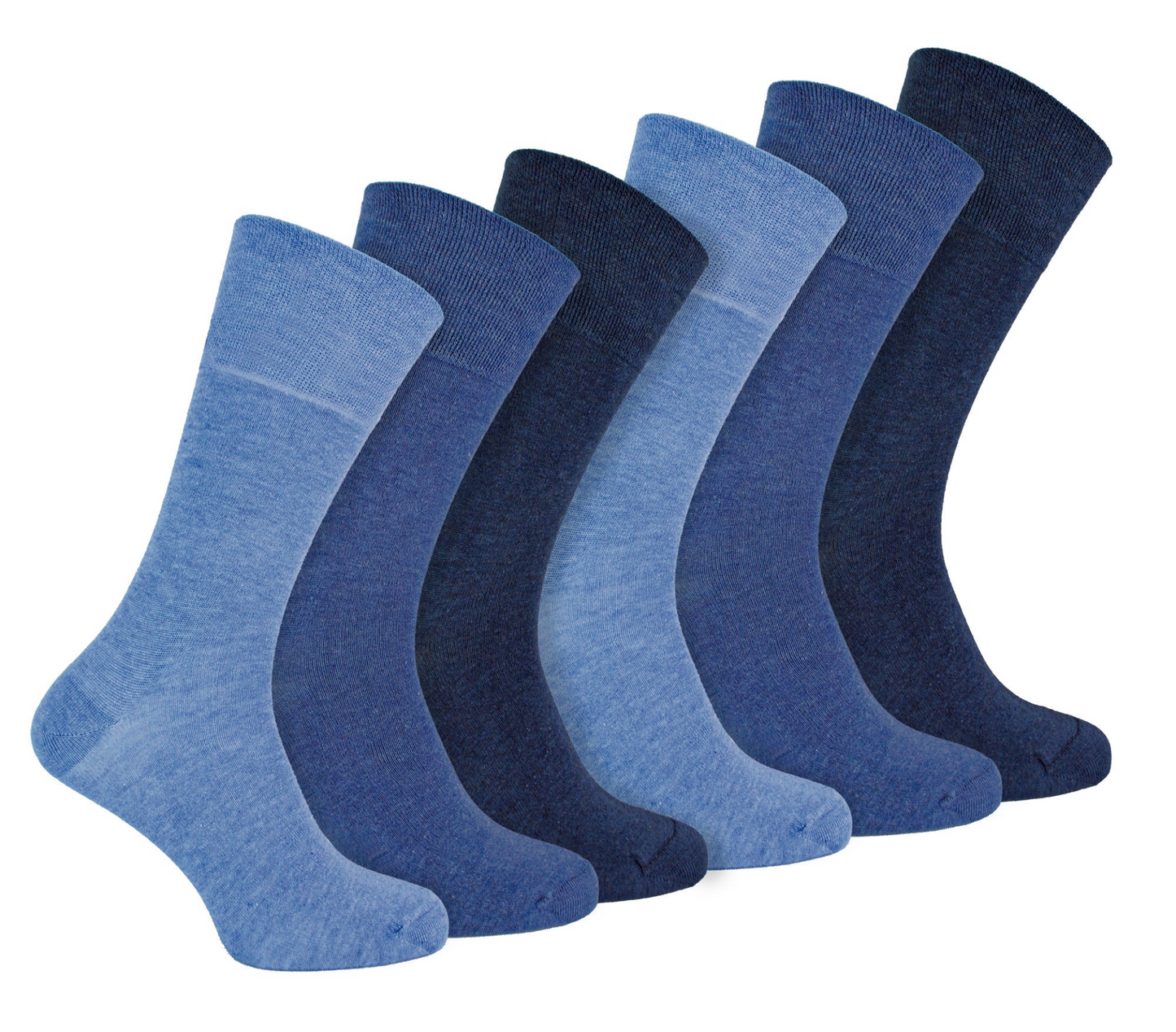 6 Pack Mens Diabetic Seamless Bamboo Socks