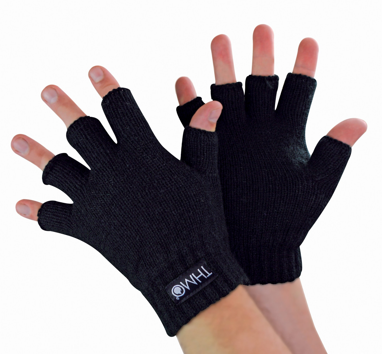 Kids Thermal Winter Fingerless Gloves