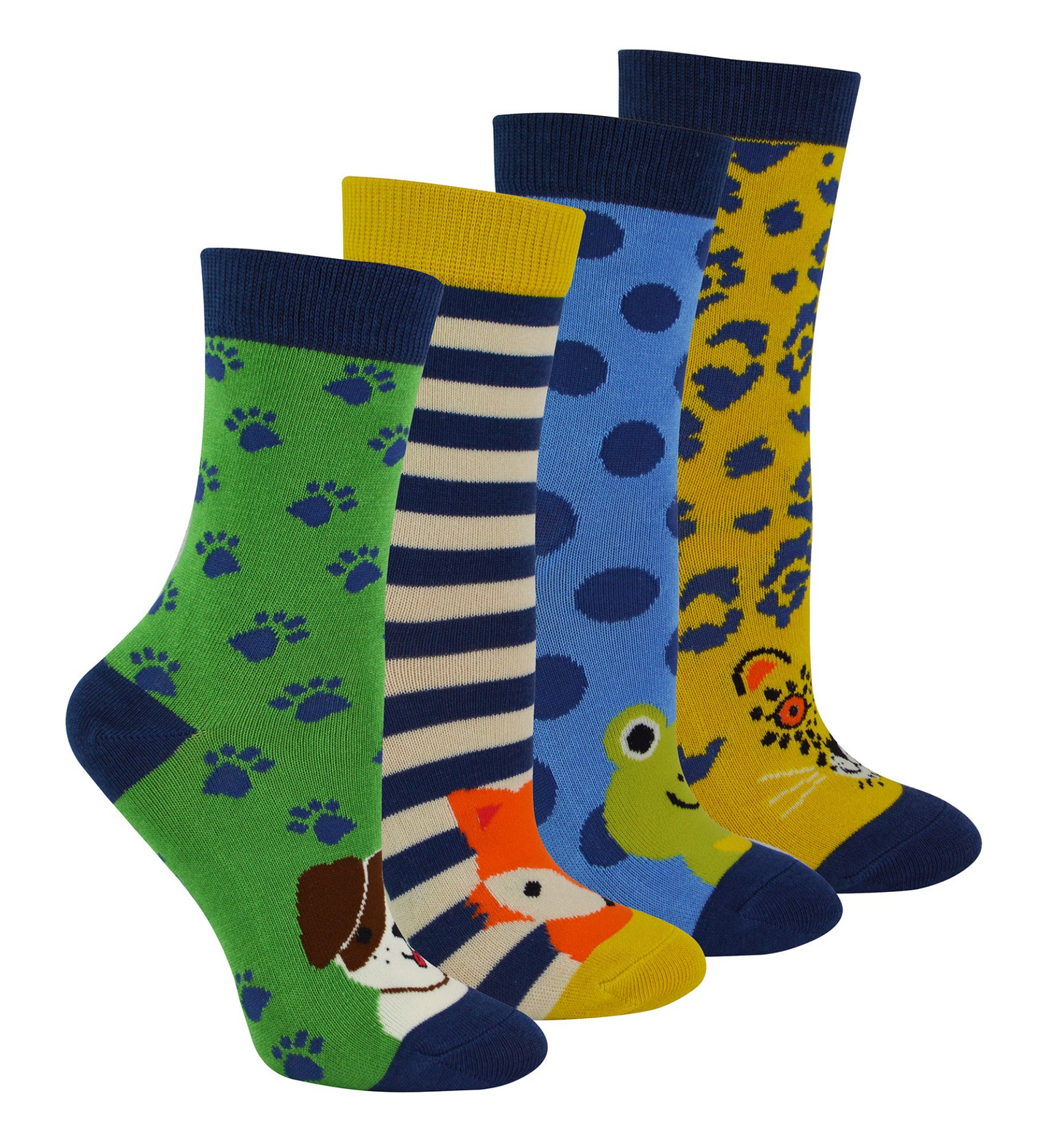 4 Pack Boys Novelty Bamboo Socks