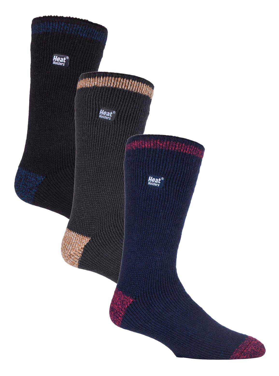 3 Pairs Mens Thermal Socks for Winter