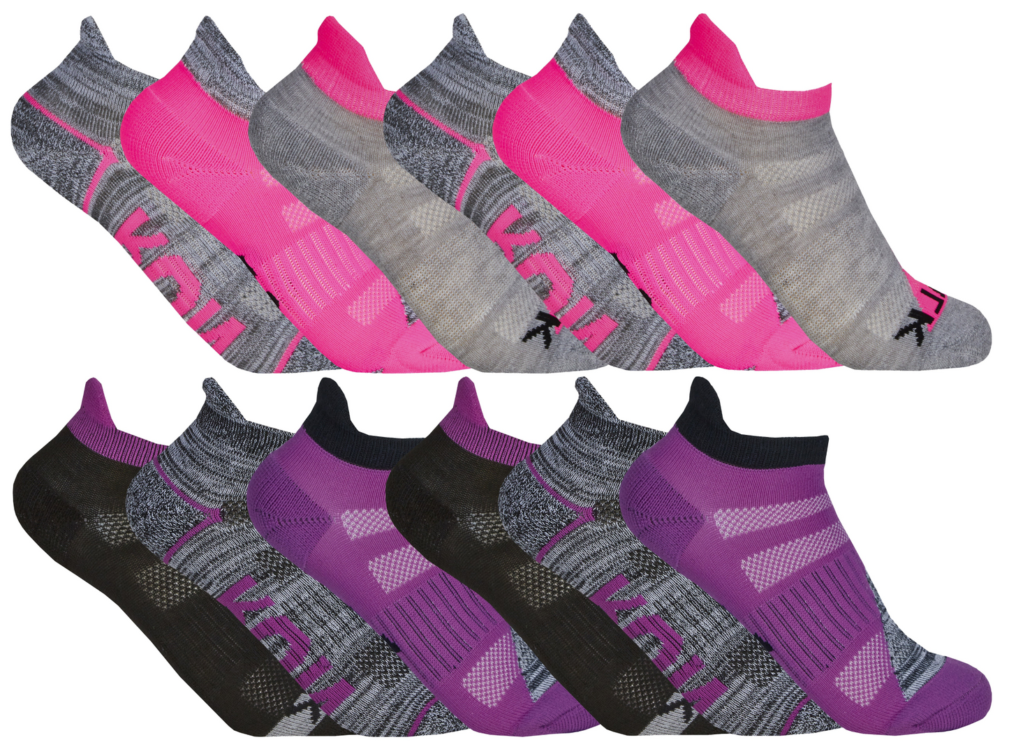 12 Pairs Kids Trainer Liner Breathable Socks