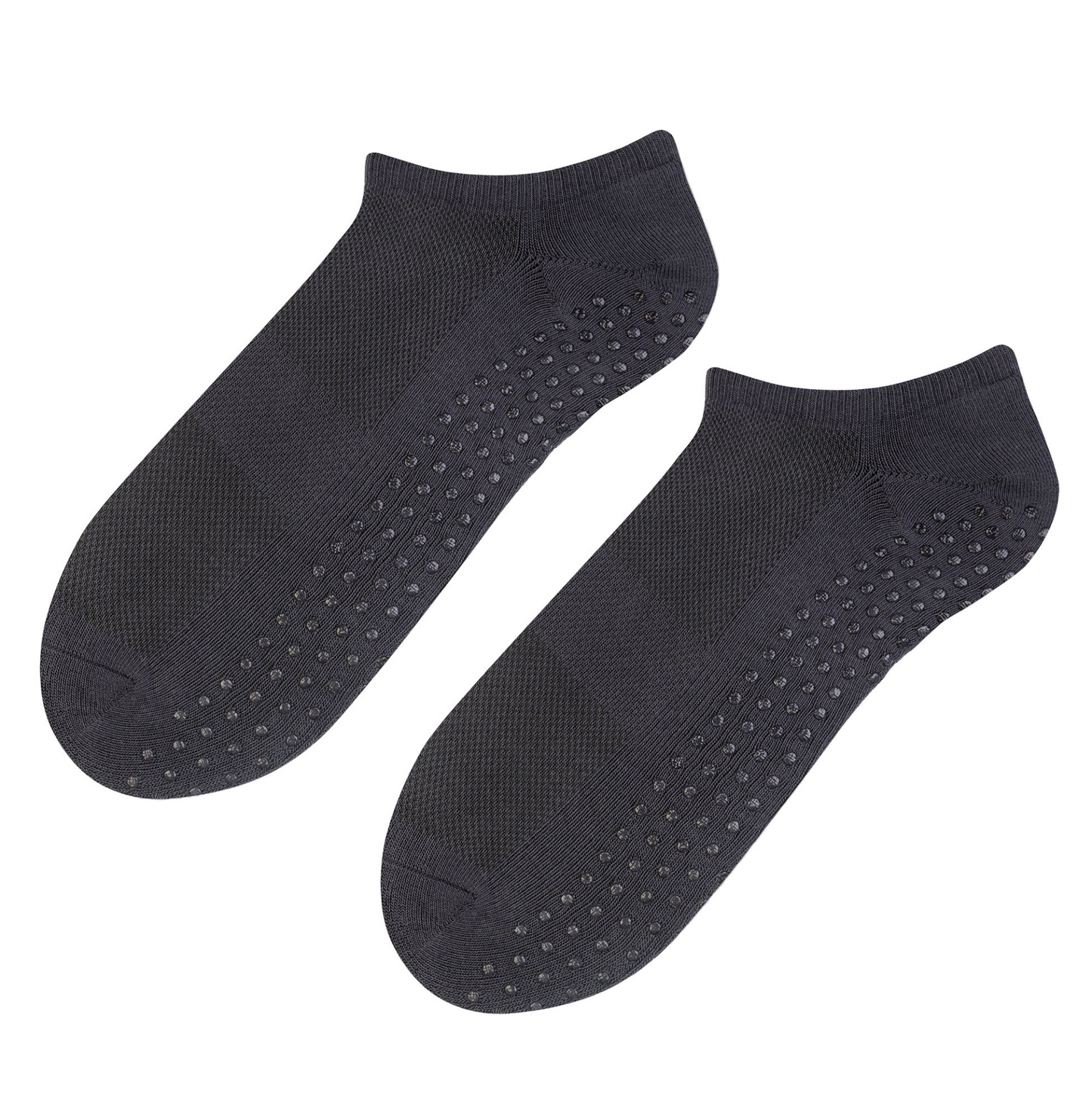 Mens Low Cut Cotton Socks with Non Slip Grips