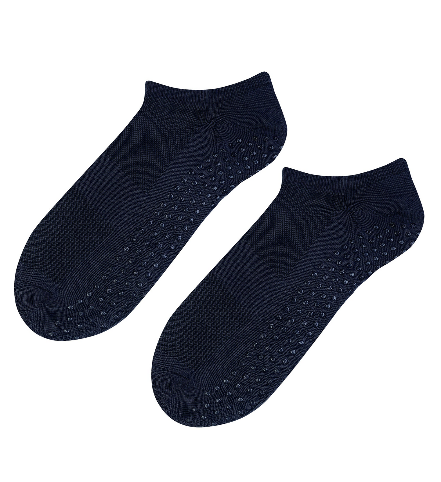 Mens Low Cut Cotton Socks with Non Slip Grips