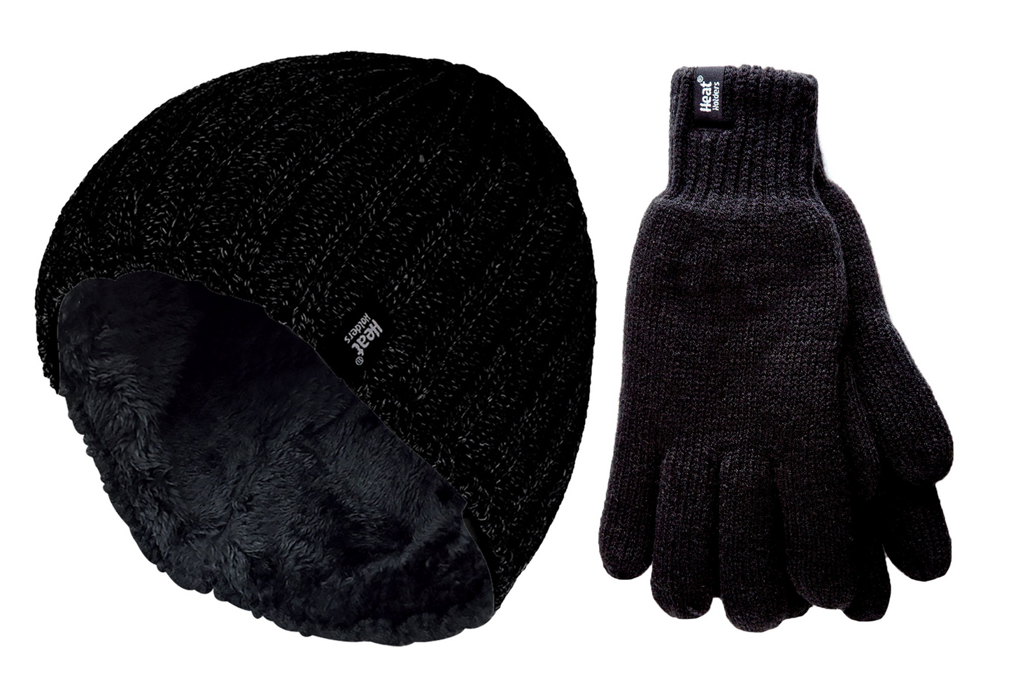 Mens Thick Thermal Hat & Glove Set