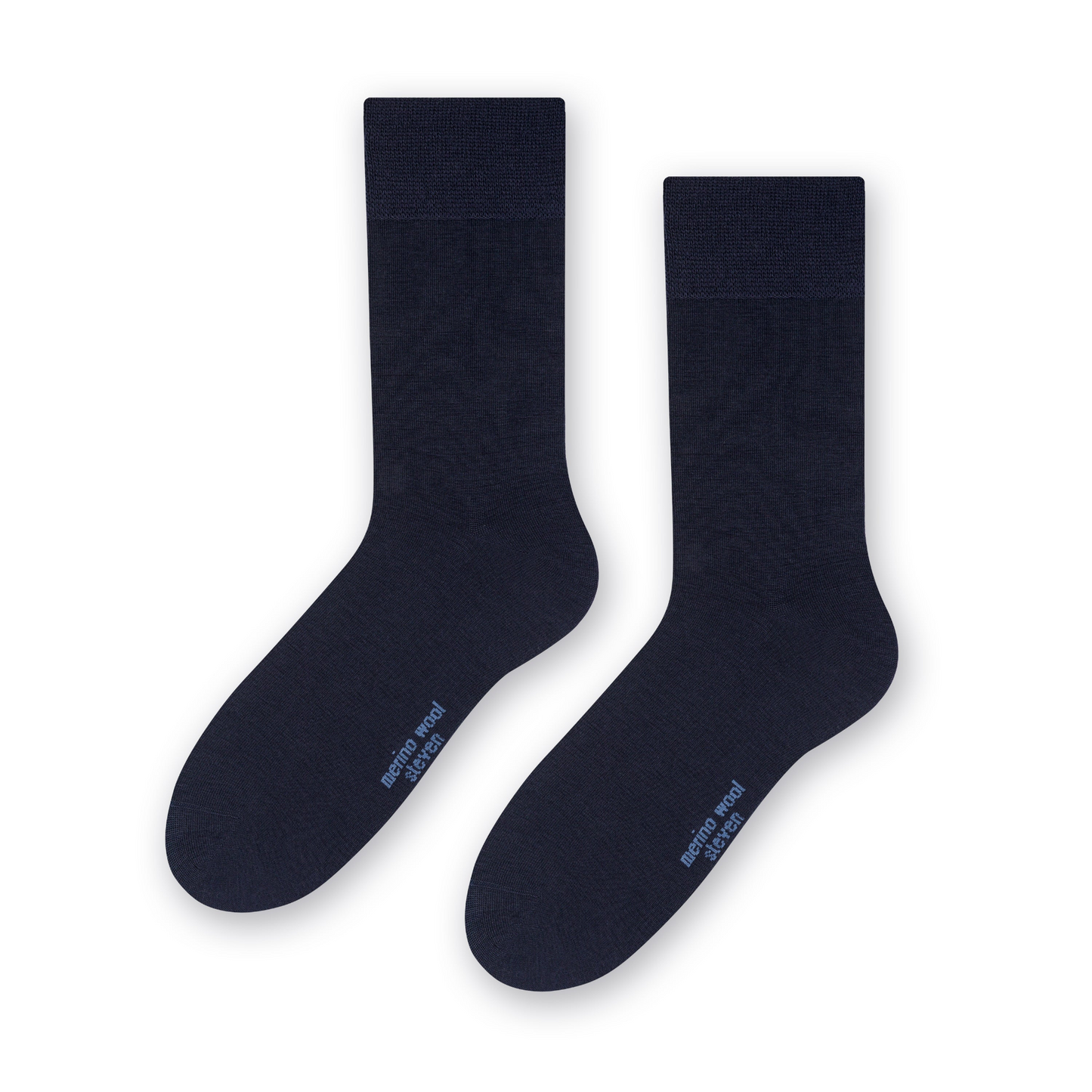 Mens Breathable Ribbed Merino Wool Dress Socks