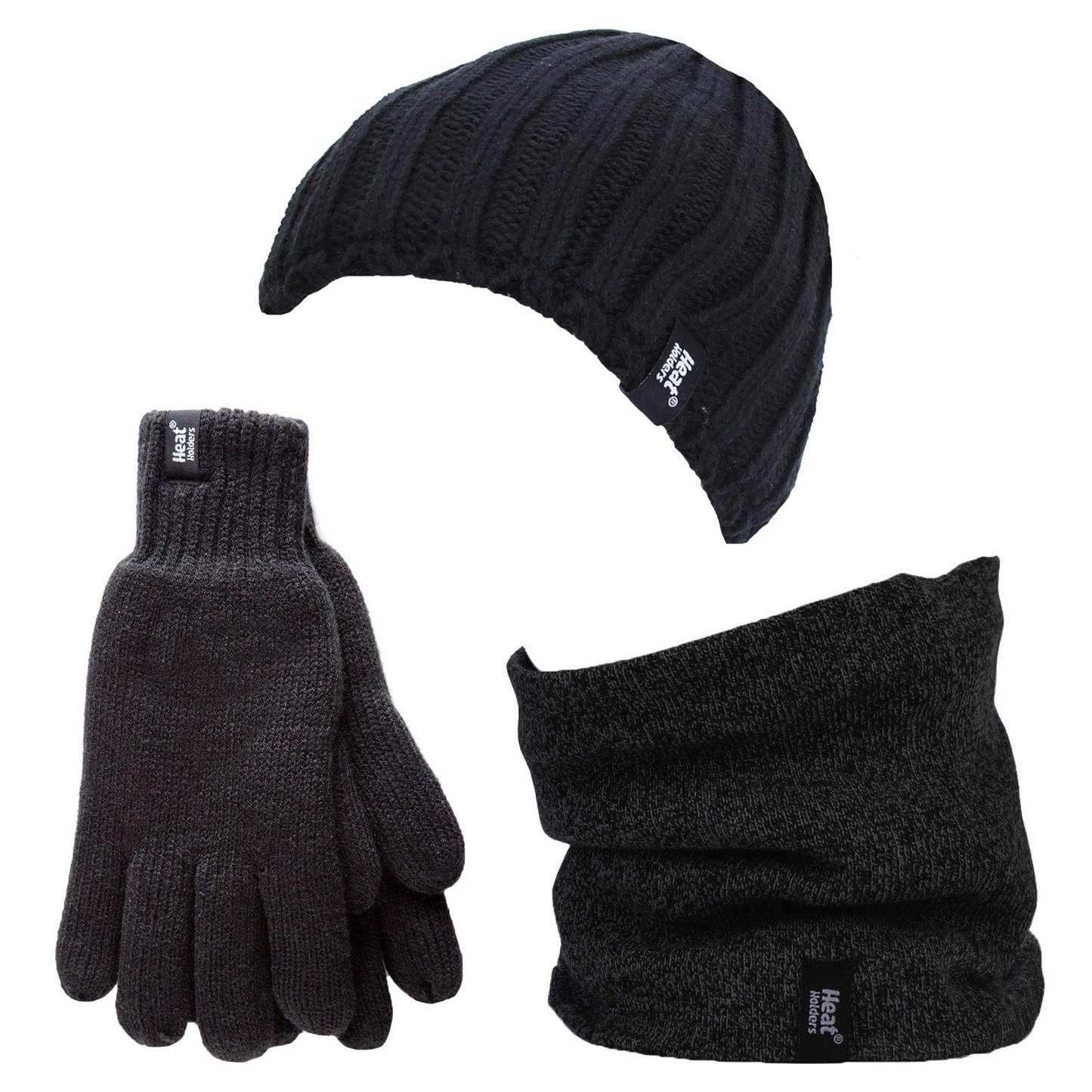 Mens Hat, Neck Warmer Gloves set