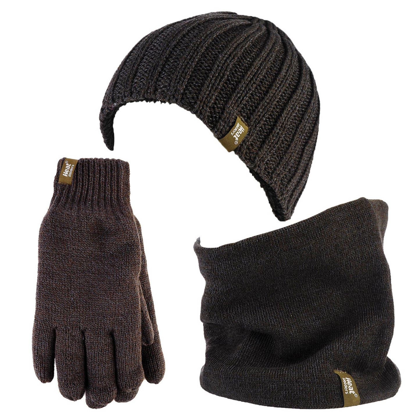 Mens Hat, Neck Warmer Gloves set