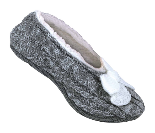 Ladies Warm Fleece Lined Low Cut Slipper Socks