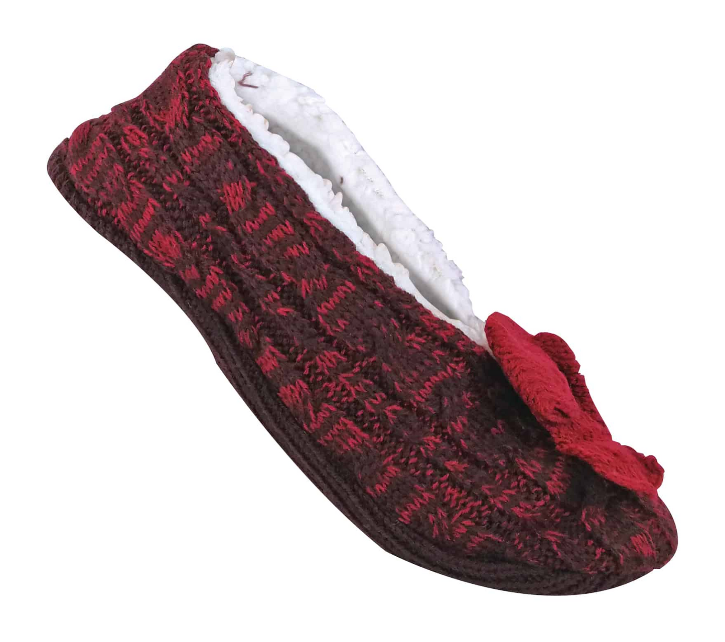 Ladies Warm Fleece Lined Low Cut Slipper Socks