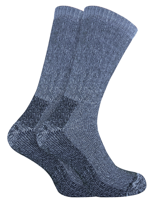 2 Pairs Mens Thick Warm Wool Rich Hiking Socks