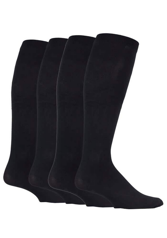 2 Pairs Mens Knee High Graduated Compression Socks