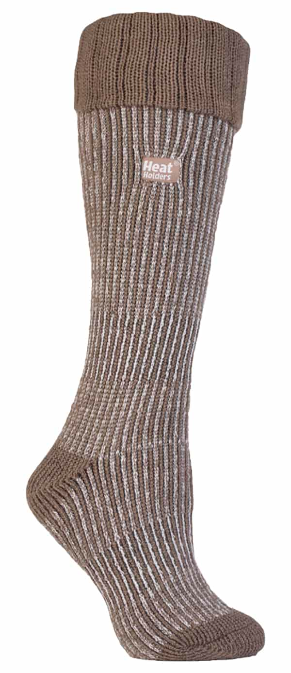 Ladies Fleece Lined Knee High Thermal Boot Socks