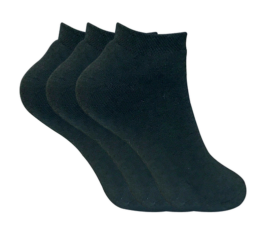 3 Pairs Ladies Low Cut Thermal Trainer Socks