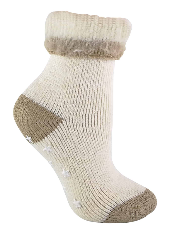 Ladies Alpaca Wool Blend Slipper Socks