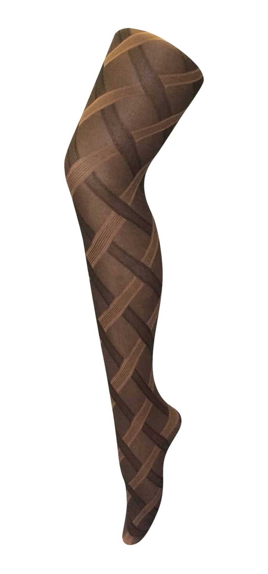 Ladies 80 Denier Opaque Patterned Tights