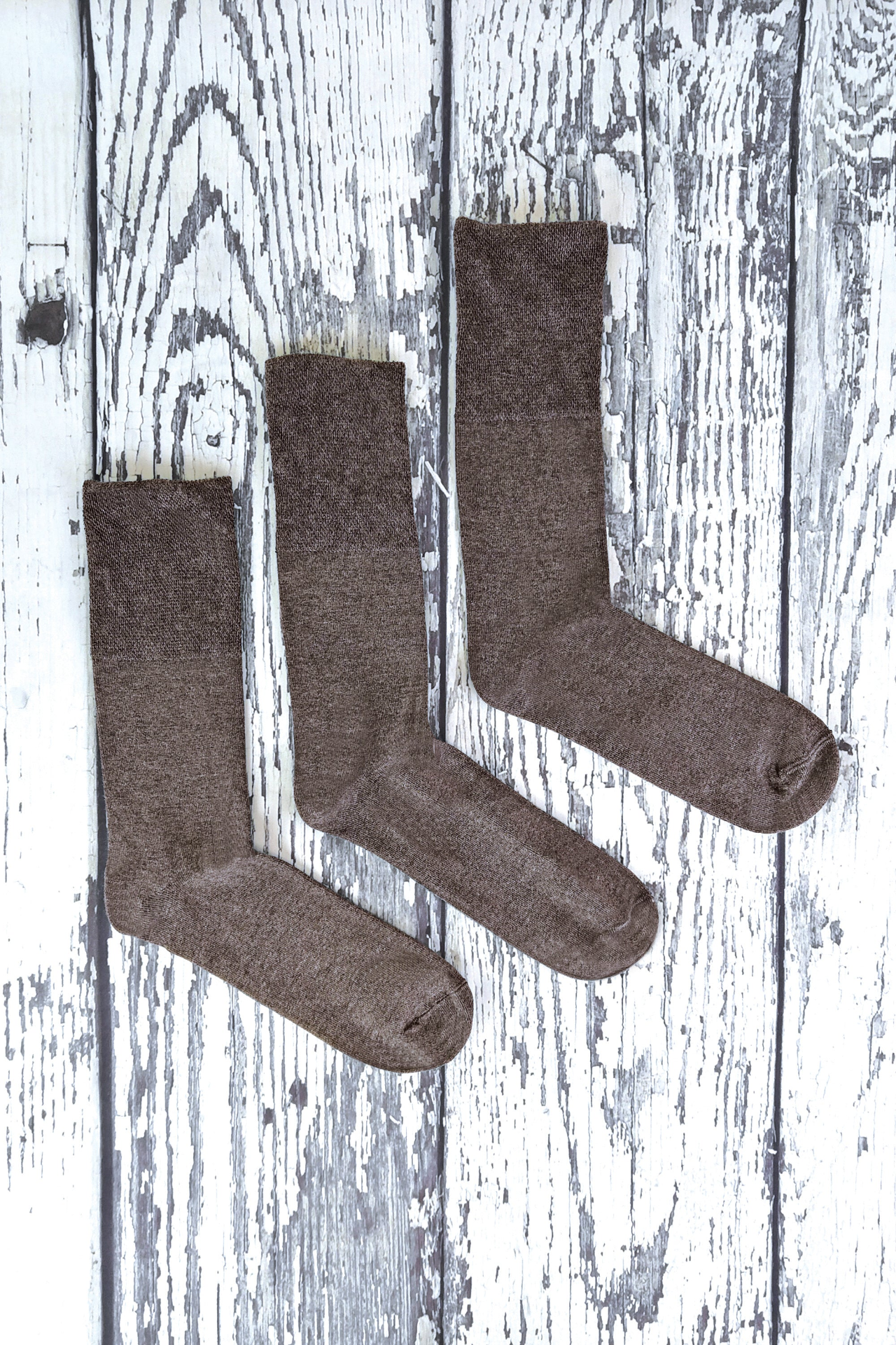 3 Pairs Mens Non Elastic Thermal Diabetic Socks