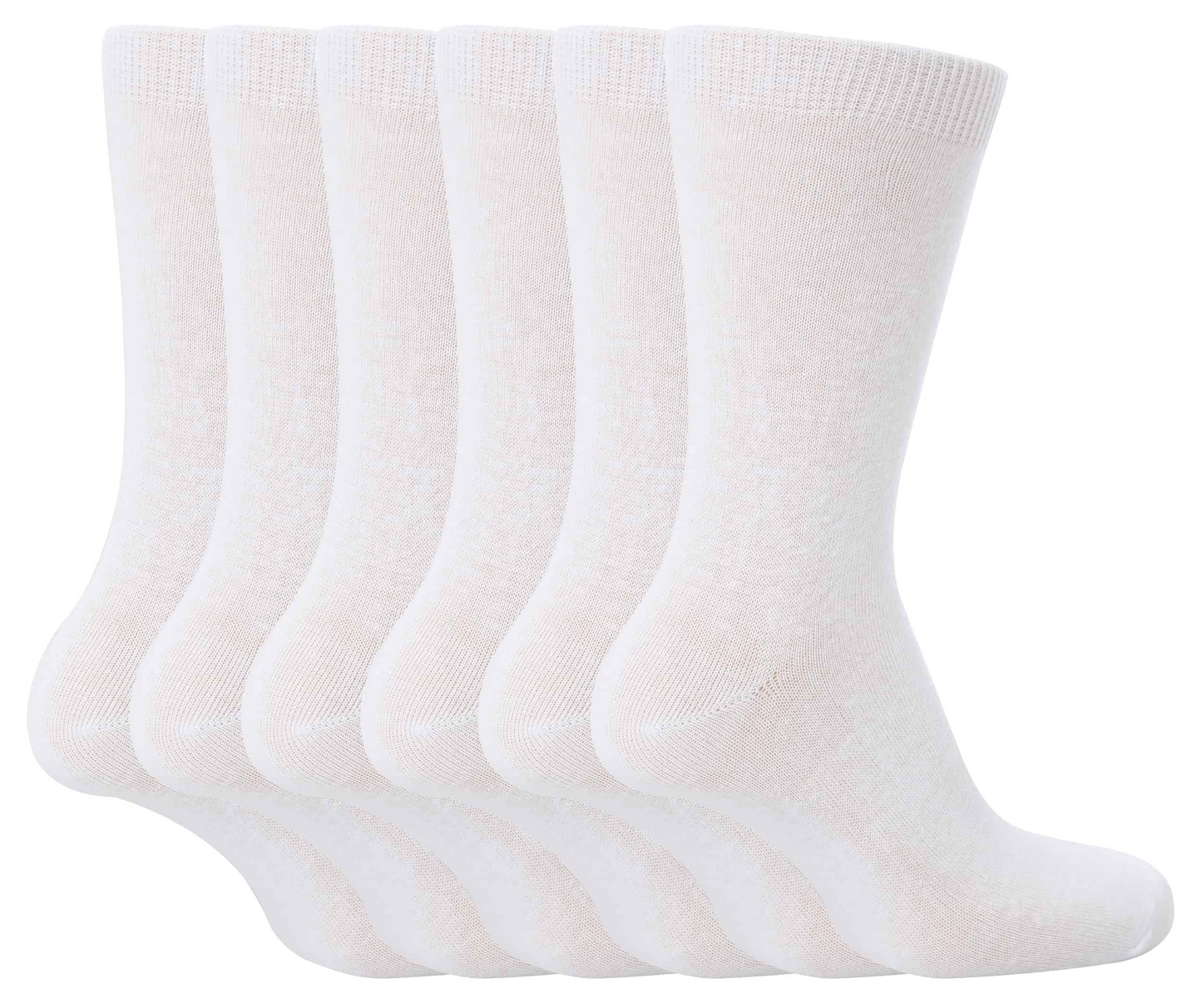 6 Pairs Children's Cotton Rich School Socks