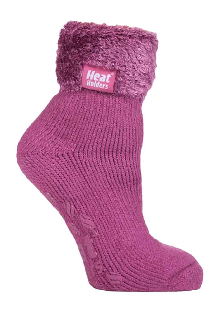 Ladies Thermal Low Cut Ankle Slipper Bed Socks