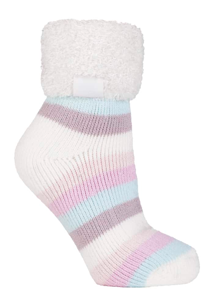 Ladies Thermal Low Cut Ankle Slipper Bed Socks