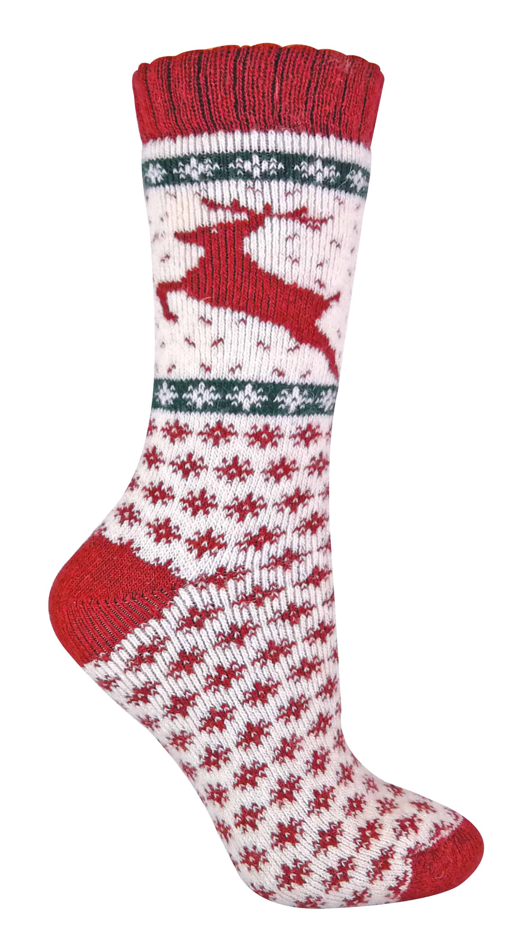 Ladies Novelty Patterned Wool Christmas Socks