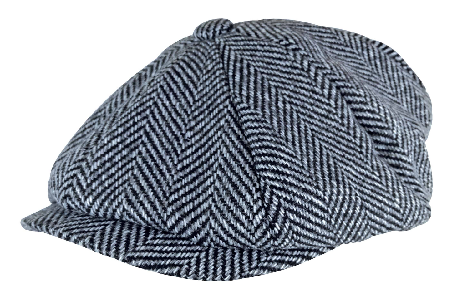 Mens Fleece Lined Wool Bakerboy Cap