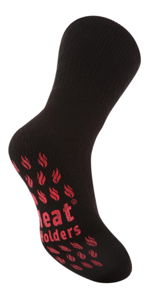 Mens  Fleece Lined Thermal Slipper Socks