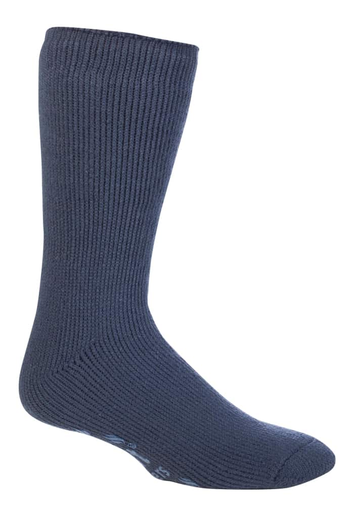 Mens  Fleece Lined Thermal Slipper Socks