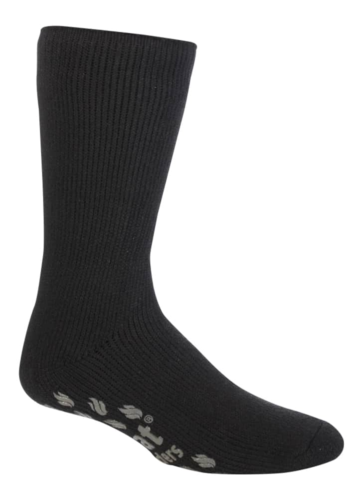 Mens  Fleece Lined Thermal Slipper Socks