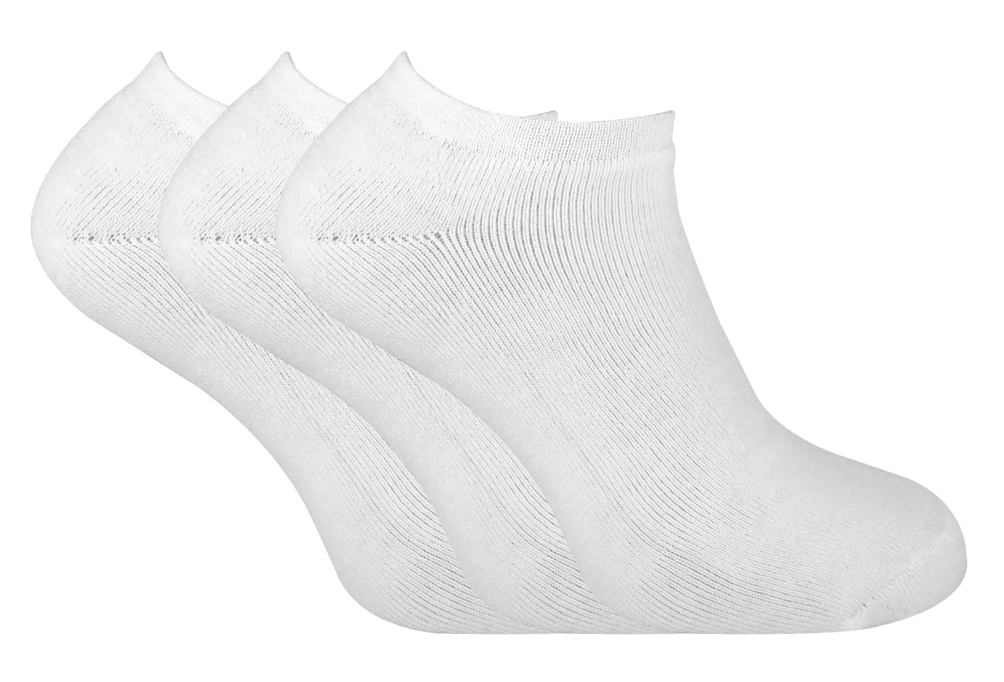 3 Pairs Mens Low Cut Thermal Trainer Socks