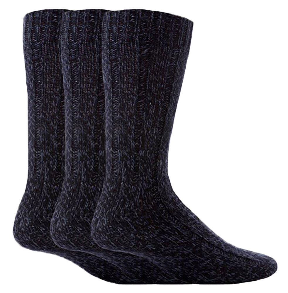 3 Pairs Mens Wool Knit Work Socks