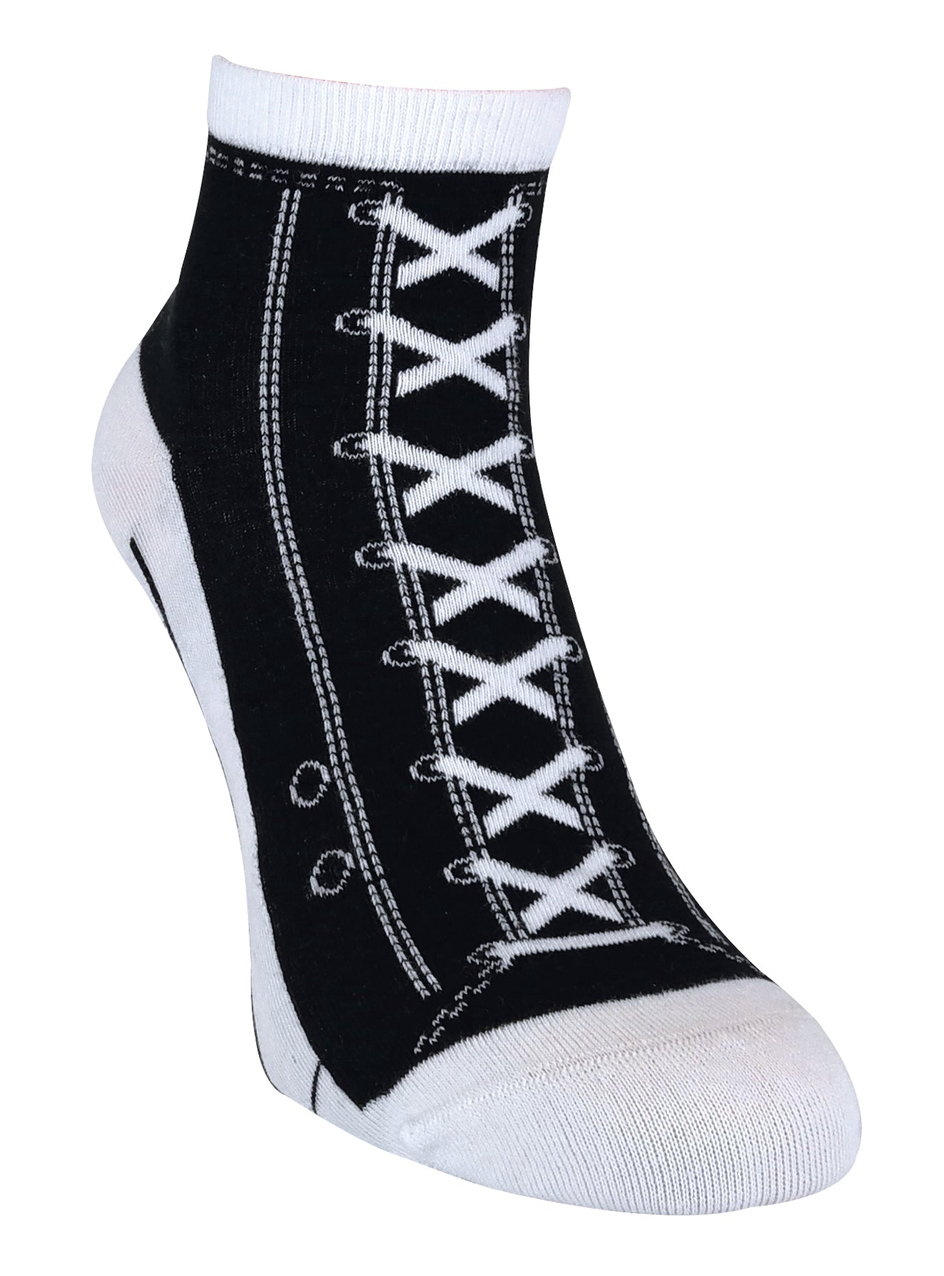 2 Pairs Ladies Cotton Socks That Look Like Shoes