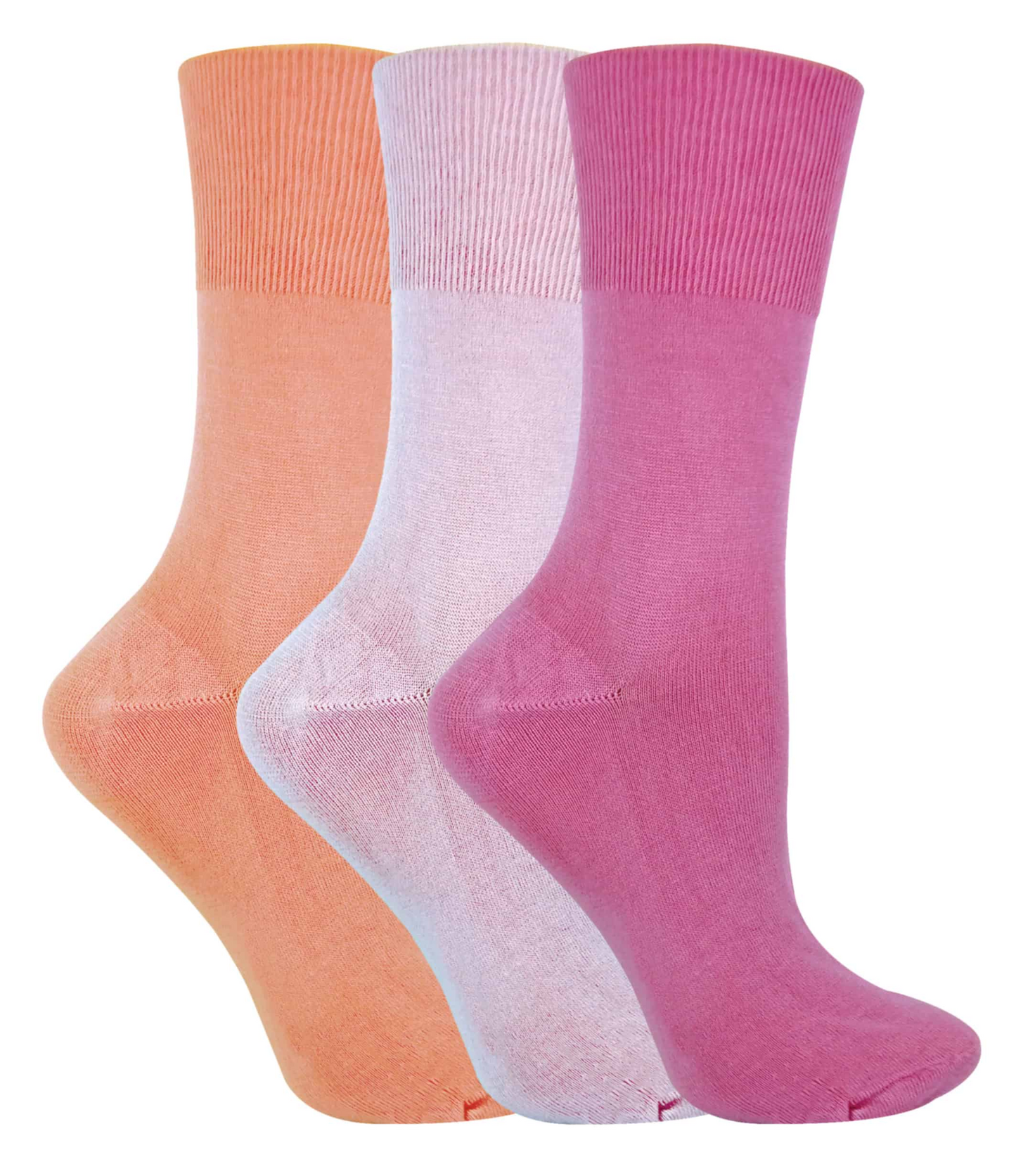 3 Pairs Ladies Thin Non Elastic Bamboo Socks