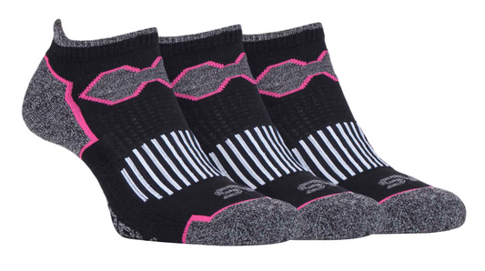 3 Pairs Ladies Low Cut Ankle Sports Running Socks